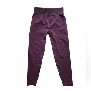 PINK Victoria's Secret Seamless Leggings - Deep Purple ~‎ Size Large